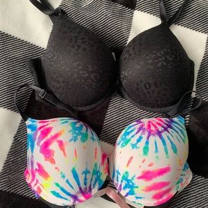 VS PINK bras - set of two 36D